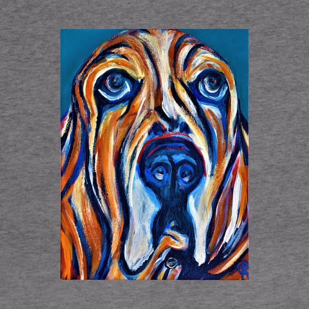 Basset Hound Face by Jeneralarts